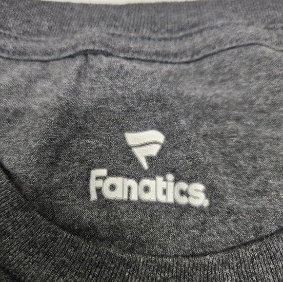 Raiders Football Fanatics Large Heather Gray Short Sleeve T-shirt - Picture 5 of 6